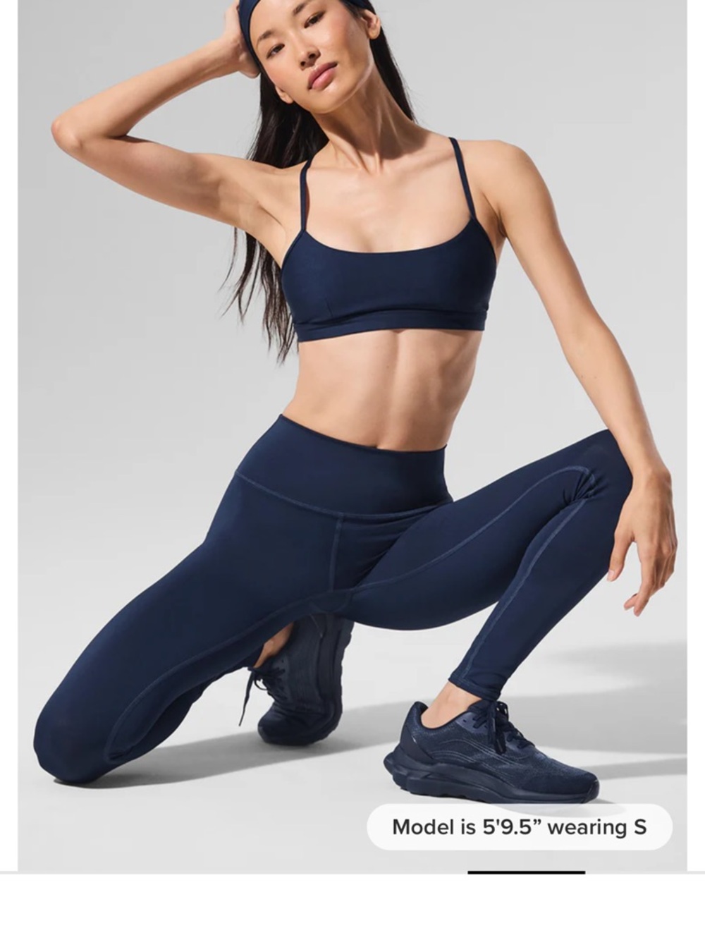ALO Yoga Navy Airlift Sports Bra